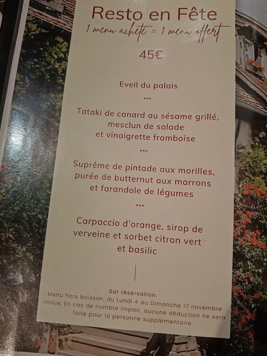 Menu Auberge Le Chou'heim-5